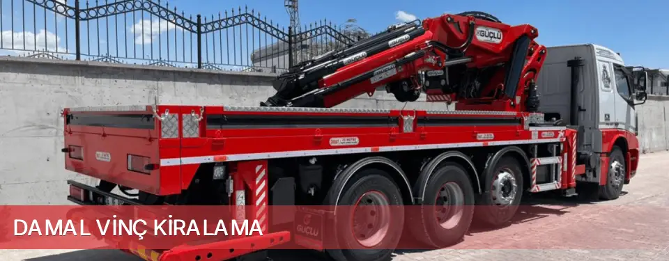 Damal İlçemi Vinç Kiralama